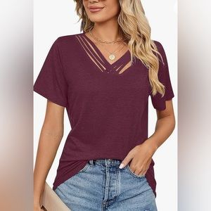 V neck tshirt, new, never worn